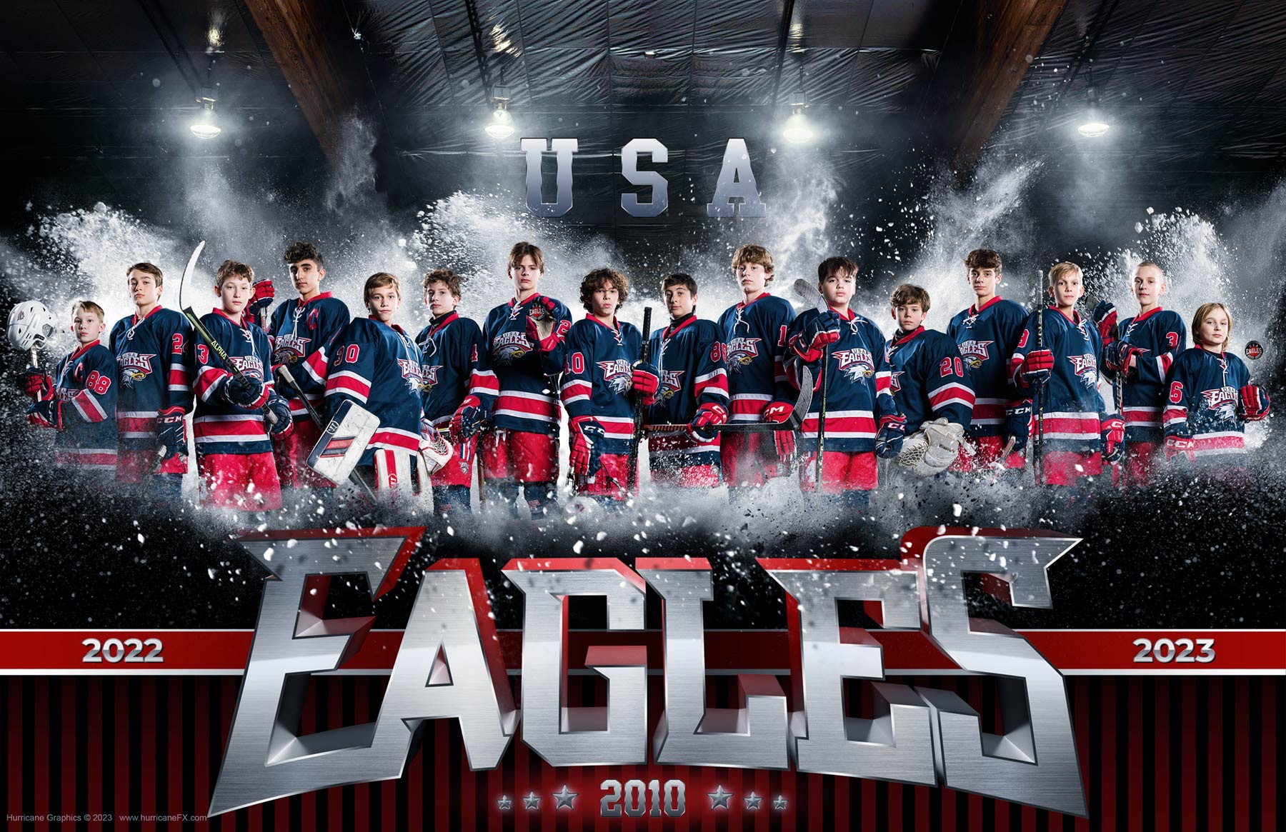 2010 USA Eagles Team Photo Feb 2023